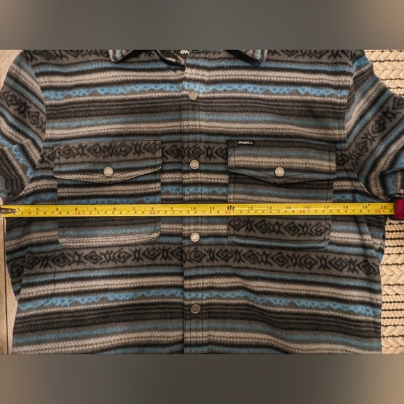 O'NEILL GLACIER SUPERFLEECE OVERSHIRT - GRAPHITE - S - Picture 4 of 10